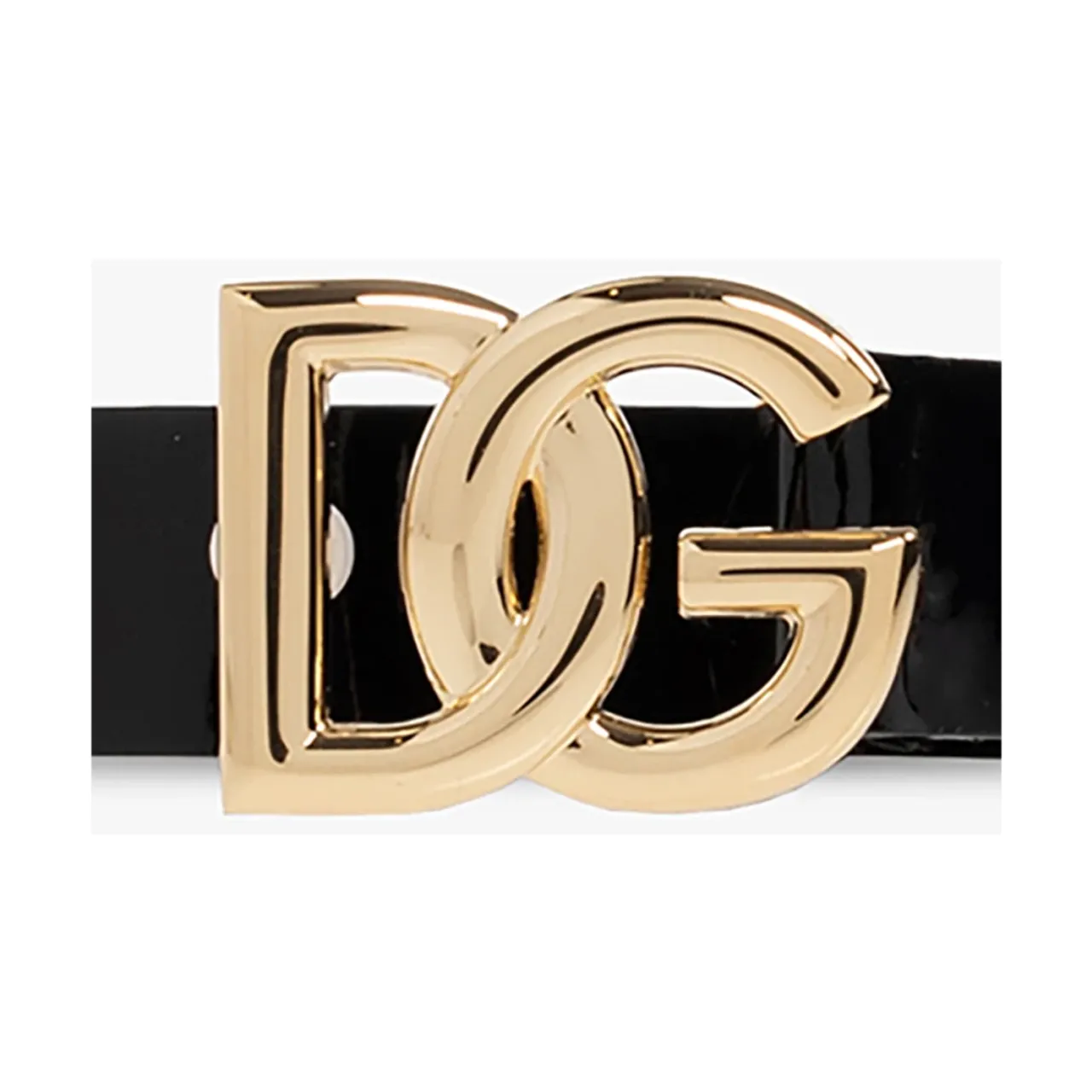 Dolce & Gabbana , Leather belt ,Black unisex, Sizes: