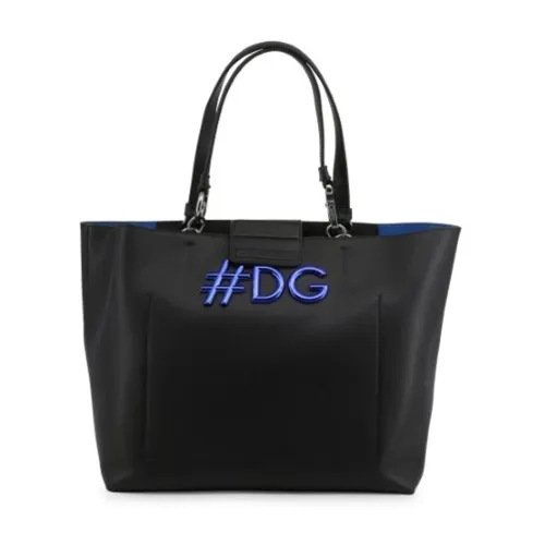 Dolce & Gabbana , Leather Shoulder Bag ,Black female, Sizes: ONE SIZE