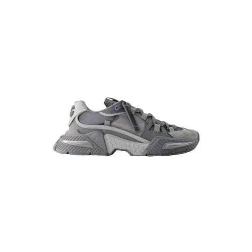Dolce & Gabbana , Leather sneakers ,Gray female, Sizes:
