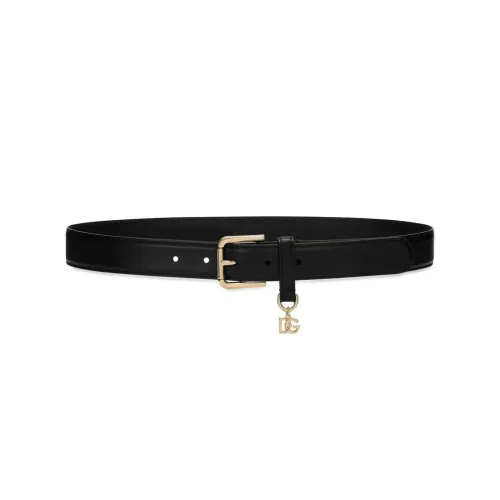 Dolce & Gabbana , Logo Belt ,Black female, Sizes: