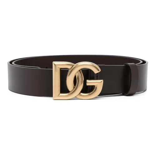 Dolce & Gabbana , Luxury Designer Belts ,Black male, Sizes: