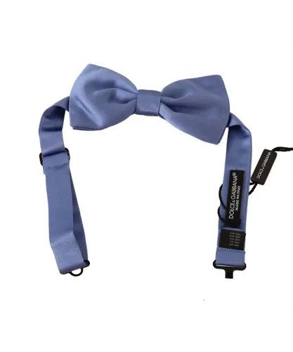 Dolce & Gabbana Mens Adjustable Silk Bow Tie - Purple - One