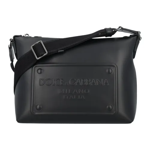 Dolce & Gabbana , Mens Bags Handbag Black Ss24 ,Black male, Sizes: ONE SIZE