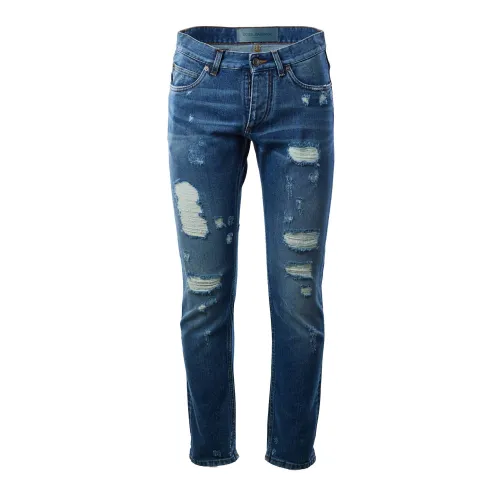 Dolce & Gabbana , Mens Distressed Jeans ,Blue male, Sizes: