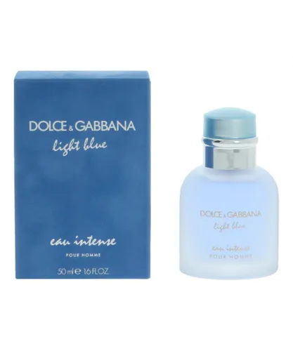 Dolce & Gabbana Mens Light Blue Eau Intense Pour Homme Eau de Parfum 50ml - One Size