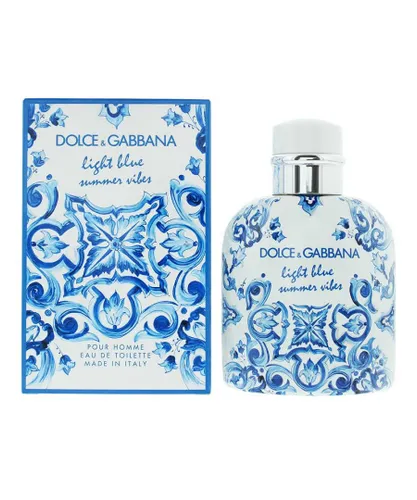 Dolce & Gabbana Mens Light Blue Summer Vibes Pour Homme Eau de Toilette 125ml - One Size