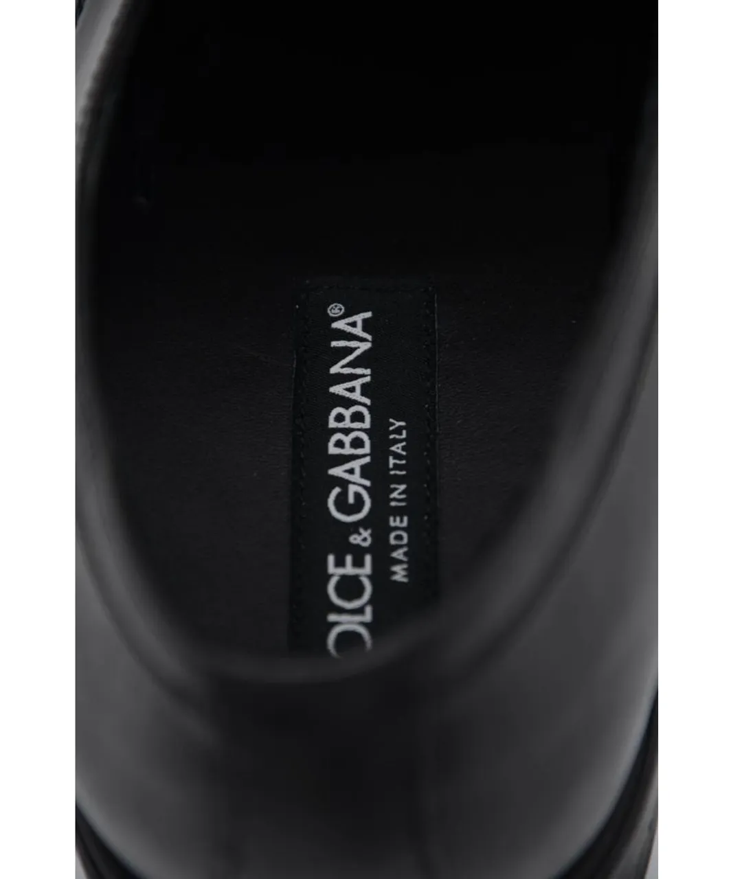 Dolce & Gabbana Mens Men Derby Shoes - Black Calfskin