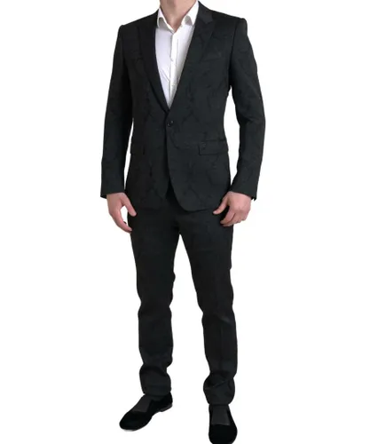 Dolce & Gabbana Mens Single Breasted 2 Piece Suit - Black