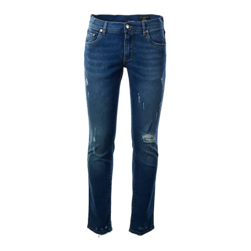 Dolce & Gabbana , Mens Skinny Jeans ,Blue male, Sizes: