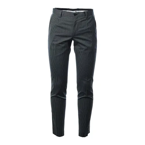 Dolce & Gabbana , Mens Striped Trouser ,Gray male, Sizes: