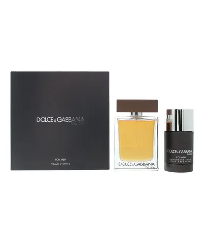 Dolce & Gabbana Mens The One Eau de Toilette 100ml & Deodorant Stick 70g Gift Set - Orange - One Size