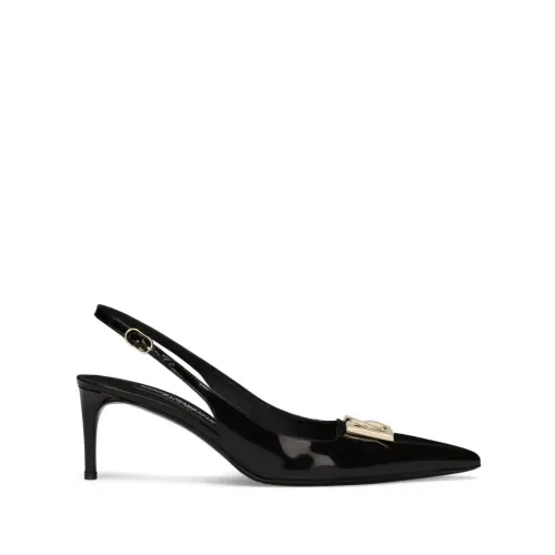 Dolce & Gabbana , Nero Slingback Shoes ,Black female, Sizes: