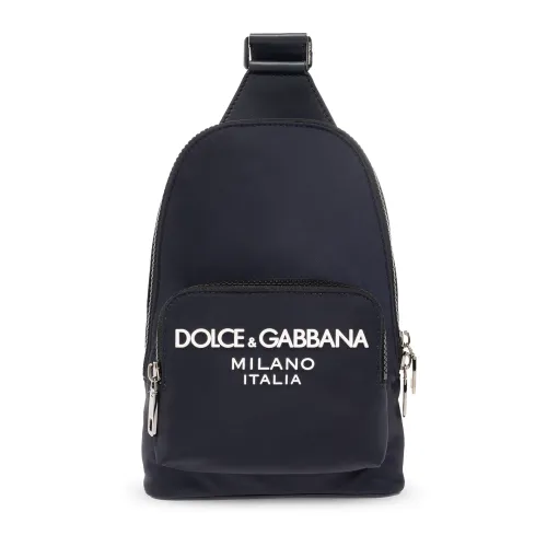 Dolce & Gabbana , One-shoulder backpack ,Blue male, Sizes: ONE SIZE