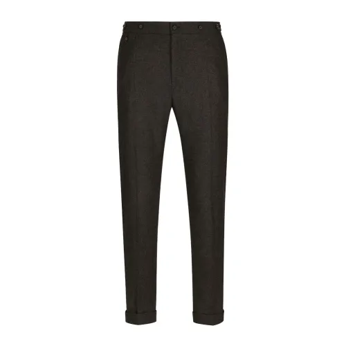Dolce & Gabbana , Pantalone Trousers ,Brown male, Sizes: