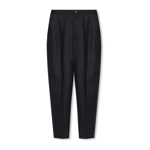 Dolce & Gabbana , Pleat-front trousers ,Blue male, Sizes: