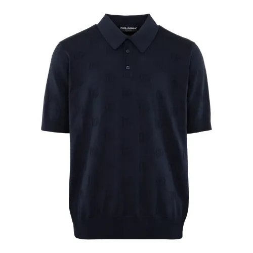 Dolce & Gabbana , Polo Shirts ,Blue male, Sizes: