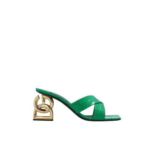 Dolce & Gabbana , Pop mules ,Green female, Sizes: