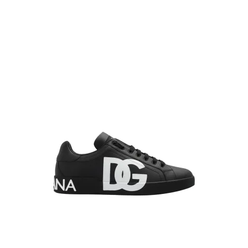 Dolce & Gabbana , ‘Portofino’ sneakers ,Black male, Sizes: