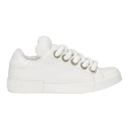 Dolce & Gabbana , Portofino Sneakers with Internal Sponge ,White male, Sizes: