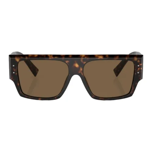 Dolce & Gabbana , Rectangular Sunglasses ,Brown female, Sizes: