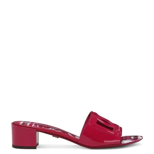 Dolce & Gabbana , Red Logo DG Sandals ,Red female, Sizes: