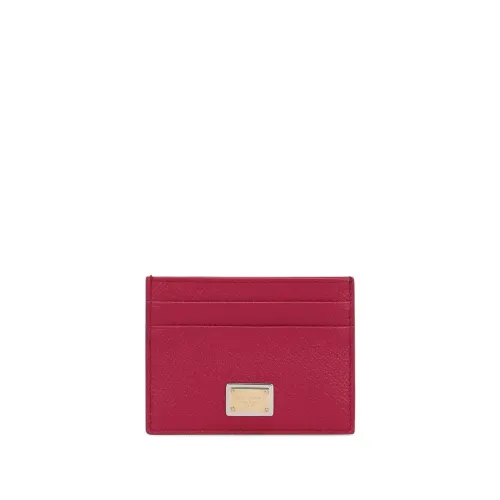 Dolce & Gabbana , Red Wallets Dauphine Cardholder ,Red female, Sizes: ONE SIZE