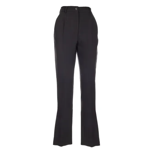 Dolce & Gabbana , Regular Fit Pants for All Climates ,Black female, Sizes:
