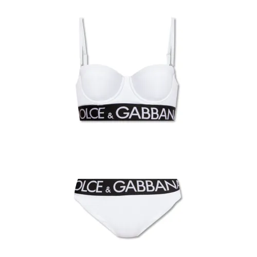 Dolce & Gabbana , Reversible bikini ,White female, Sizes: