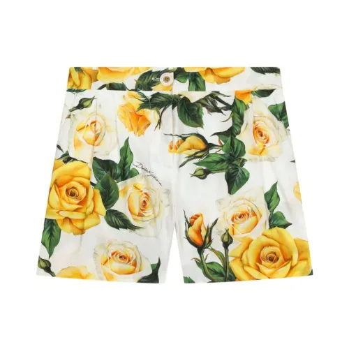 Dolce & Gabbana , Rose Shorts ,Multicolor female, Sizes: