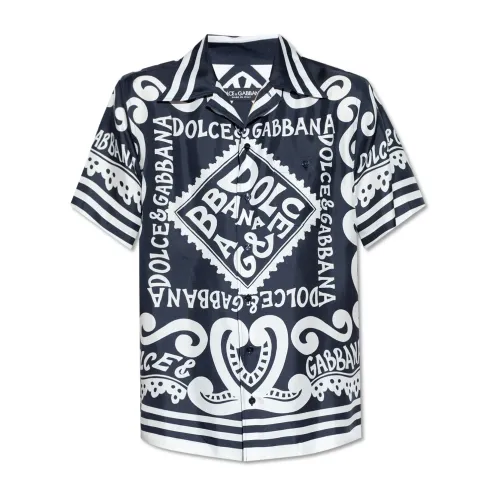 Dolce & Gabbana , Shirt with short sleeves ,Multicolor male, Sizes: