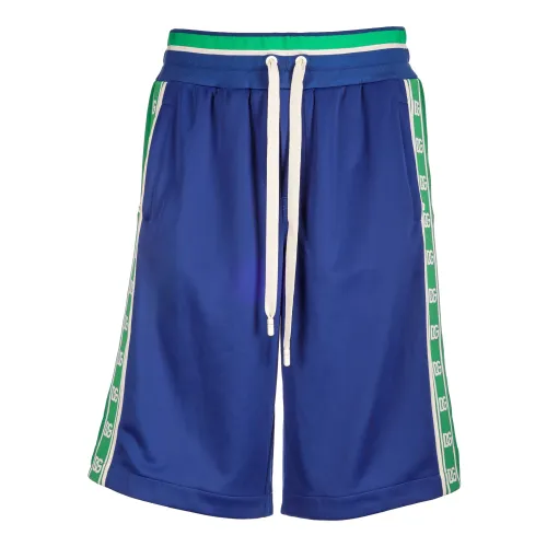 Dolce & Gabbana , Shorts and Bermuda - Regular Fit - Suitable for Warm Climate - 100% Polyester ,Blue male, Sizes: