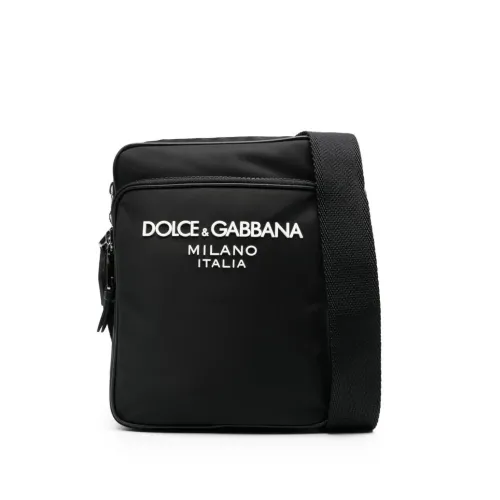 Dolce & Gabbana , Shoulder Bag ,Black male, Sizes: ONE SIZE
