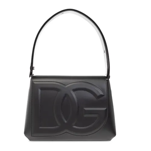Dolce & Gabbana , Shoulder bag with logo ,Black female, Sizes: ONE SIZE