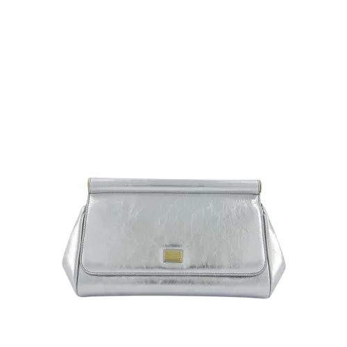 Dolce & Gabbana , Sicily Handbag ,Gray female, Sizes: ONE SIZE