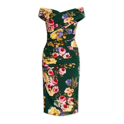 Dolce & Gabbana , Silk dress ,Multicolor female, Sizes: