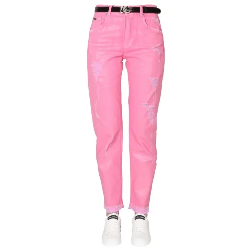 Dolce & Gabbana , Skinny Jeans ,Pink female, Sizes: