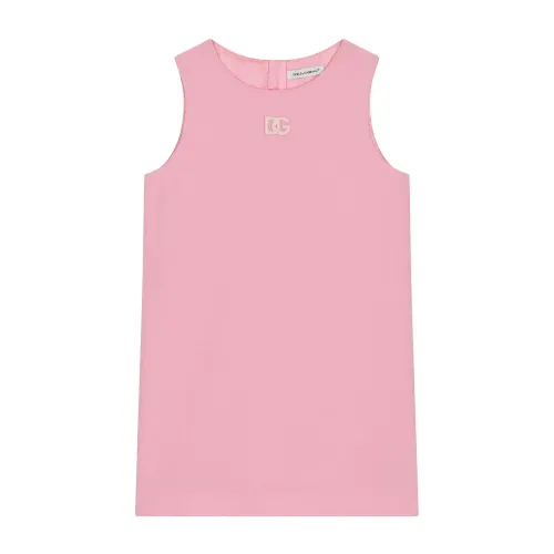 Dolce & Gabbana , Sleeveless Dress ,Pink female, Sizes: