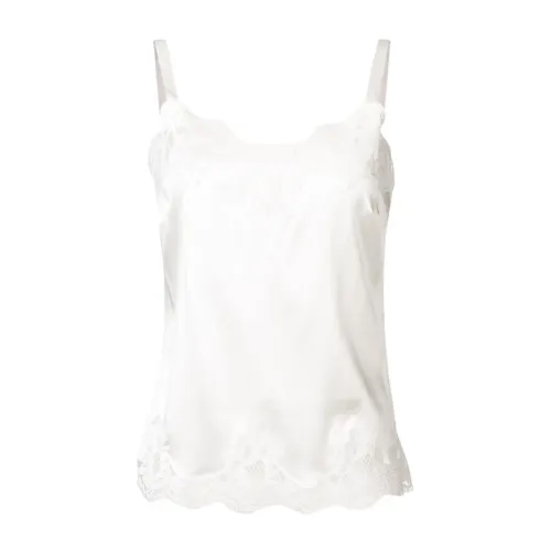 Dolce & Gabbana , Sleeveless Top ,White female, Sizes: