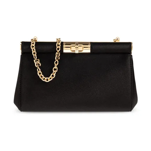 Dolce & Gabbana , Small Marlene shoulder bag ,Black female, Sizes: ONE SIZE