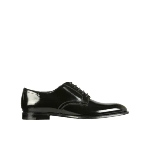Dolce & Gabbana , Sophisticated Derby Shoes for Business Attire ,Black male, Sizes:
