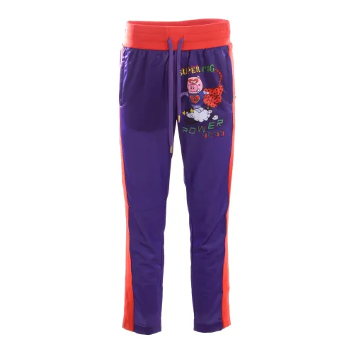 Dolce & Gabbana , Sport Super Pig Trouser ,Purple male, Sizes: