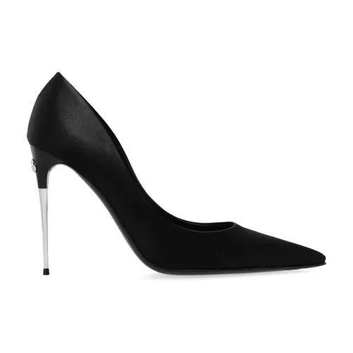 Dolce & Gabbana , Stiletto pumps on decorative heel ,Black female, Sizes: