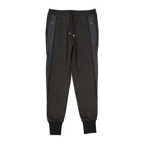 Dolce & Gabbana , Stylish Gray Cotton Pants Aw22 ,Gray male, Sizes: