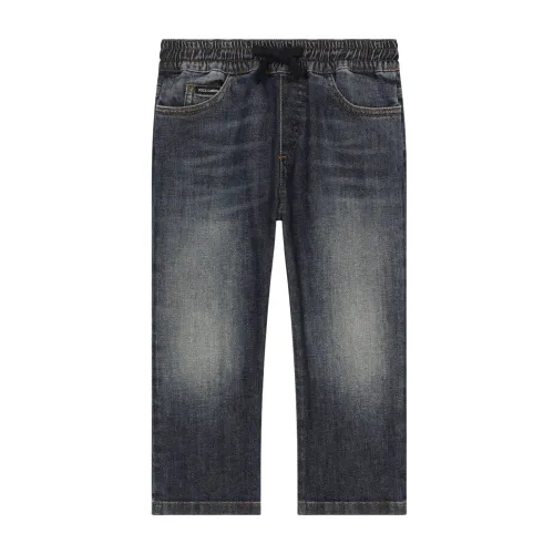 Dolce & Gabbana , Stylish Jeans for Boys ,Gray male, Sizes: