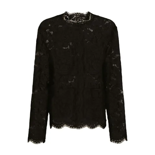Dolce & Gabbana , Stylish Lightweight Jacket ,Black female, Sizes: