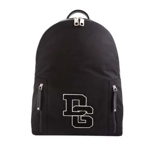 Dolce & Gabbana , Stylish Logo Backpack ,Black male, Sizes: ONE SIZE