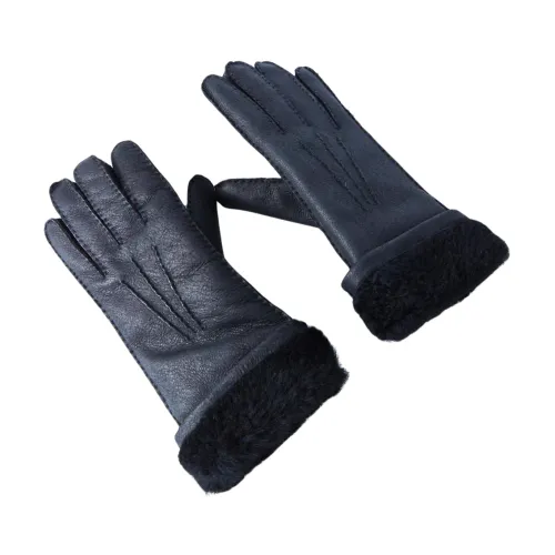 Dolce & Gabbana , Stylish Men Leather Gloves ,Black male, Sizes: