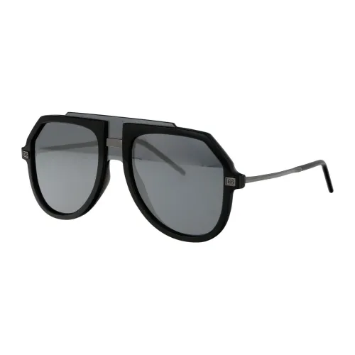 Dolce & Gabbana , Stylish Sunglasses 0Dg6195 ,Black male, Sizes: