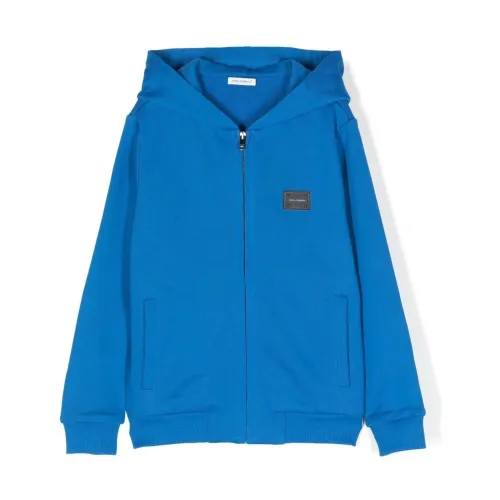 Dolce & Gabbana , Sweatshirts ,Blue male, Sizes: