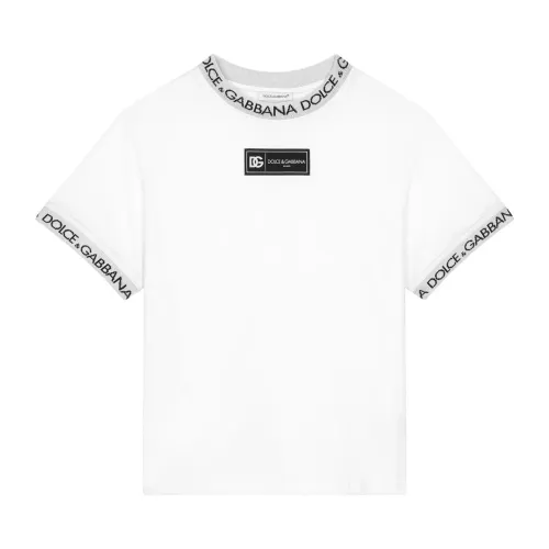 Dolce & Gabbana , T-Shirts ,White female, Sizes: